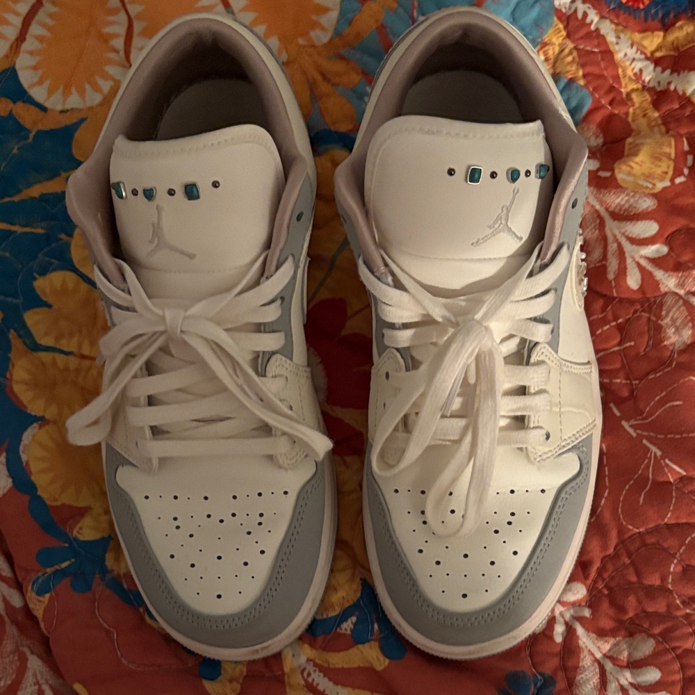 Jordan Women’s White and Gray Sneakers